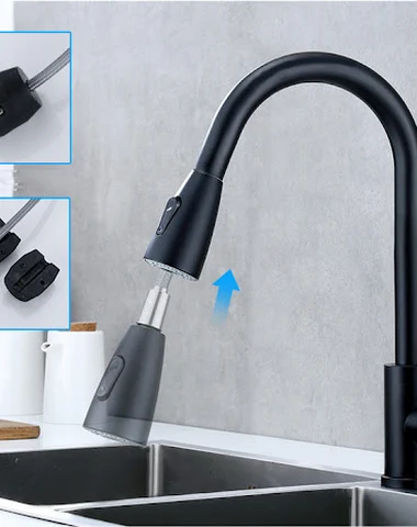 Stainless steel kitchen pull down f - 0
