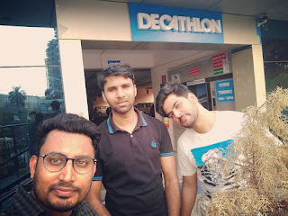 Atul Singh at Decathlon, Kalena Agrahara,  photos