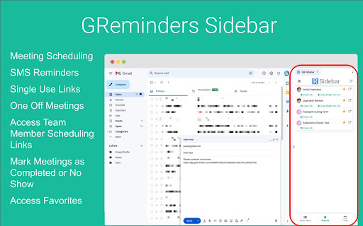 GReminders Sidebar