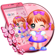 Cute Baby Girl Theme 1.1.6 Icon