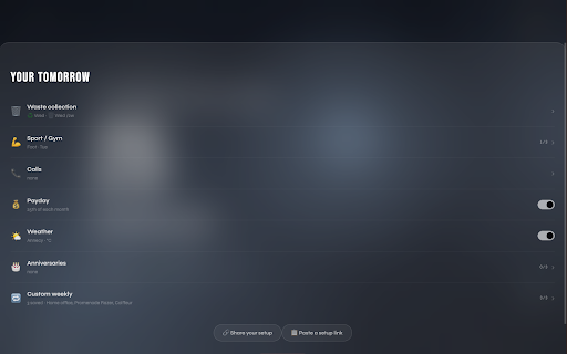 2mrw — Tomorrow at a glance screenshot 2