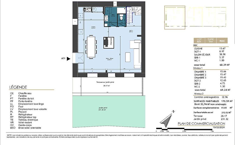 Vente appartement 4 pièces 170.59 m² à Sillingy (74330), 699 000 €