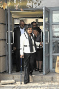 IN STRAIN:  Winnie Madikizela-Mandela at the Johannesburg Magistrate's Court yesterday during the  case of Sizwe Mankazana. PHOTO: MOHAU MOFOKENG