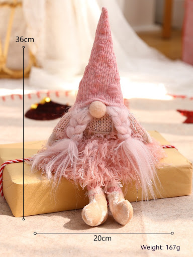 Title 3, Cute Elk Santa Claus Prop Decoration, Perfect f...