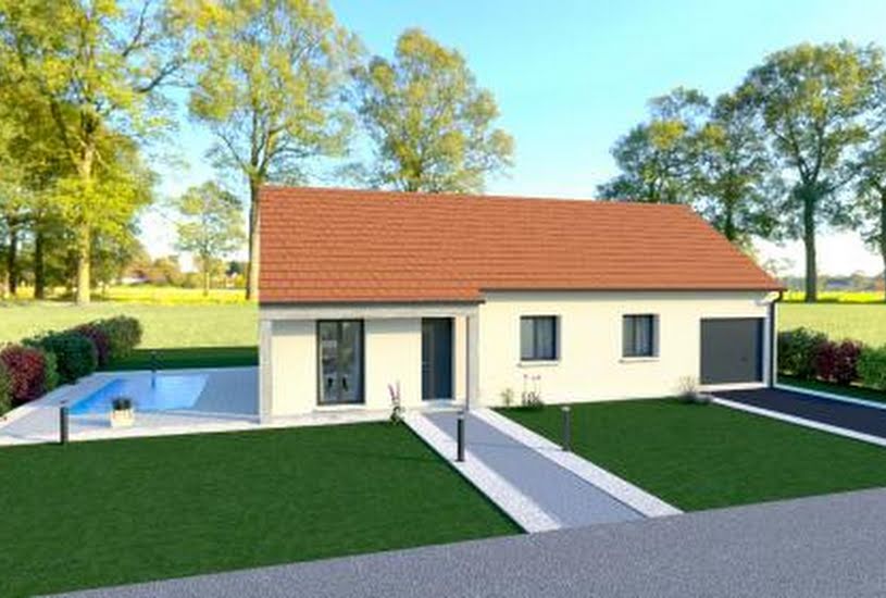  Vente Terrain + Maison - Terrain : 763m² - Maison : 80m² à Lamarche-sur-Saône (21760) 