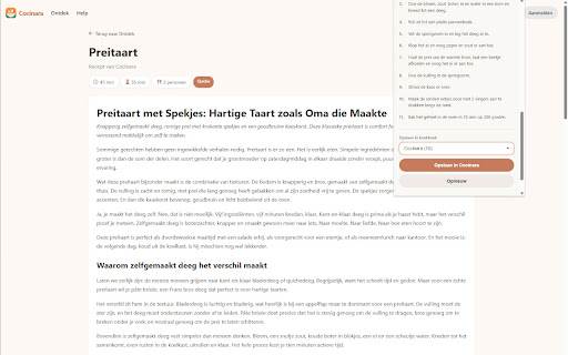 Cocinara Recipe Scraper screenshot 2