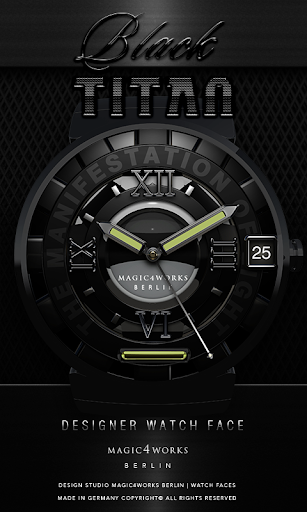 Black Titan Watch Face