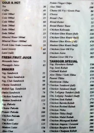 Vrindavan Bar & Restaurant menu 3