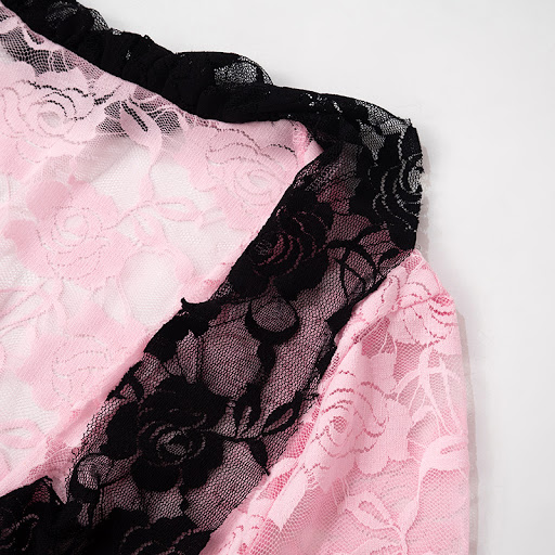Title 19, Sexy Lace Lace Long-sleeved Stitching Suit
