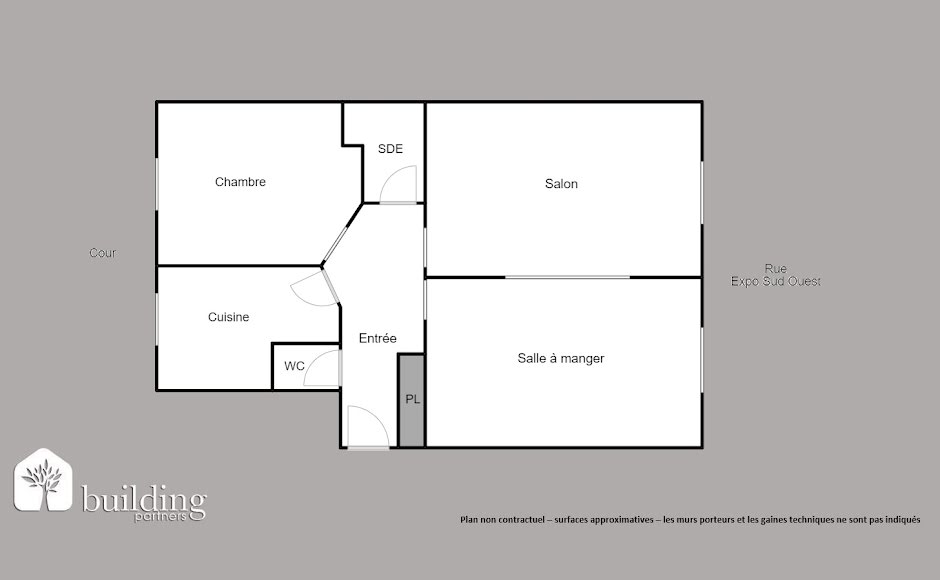 Vente appartement 3 pièces 54.4 m² à Levallois-Perret (92300), 550 000 €