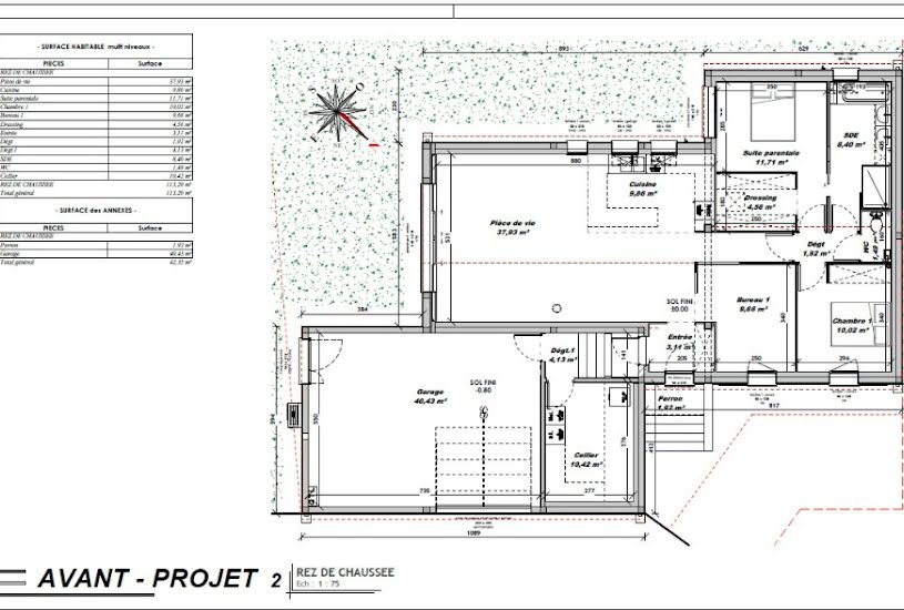  Vente Terrain + Maison - Terrain : 503m² - Maison : 113m² à Cognac (16100) 