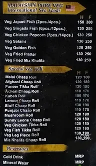 Veerji Malai Chaap Wale menu 3