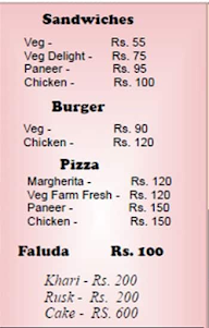 Honeydukes Bakery, Cafe & Icecream Parlour menu 2