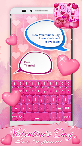 Valentine’s Day Keyboard Theme