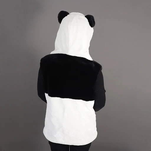 Title 3, Dečiji plišani panda odeća prsluk. Mekan i udob...