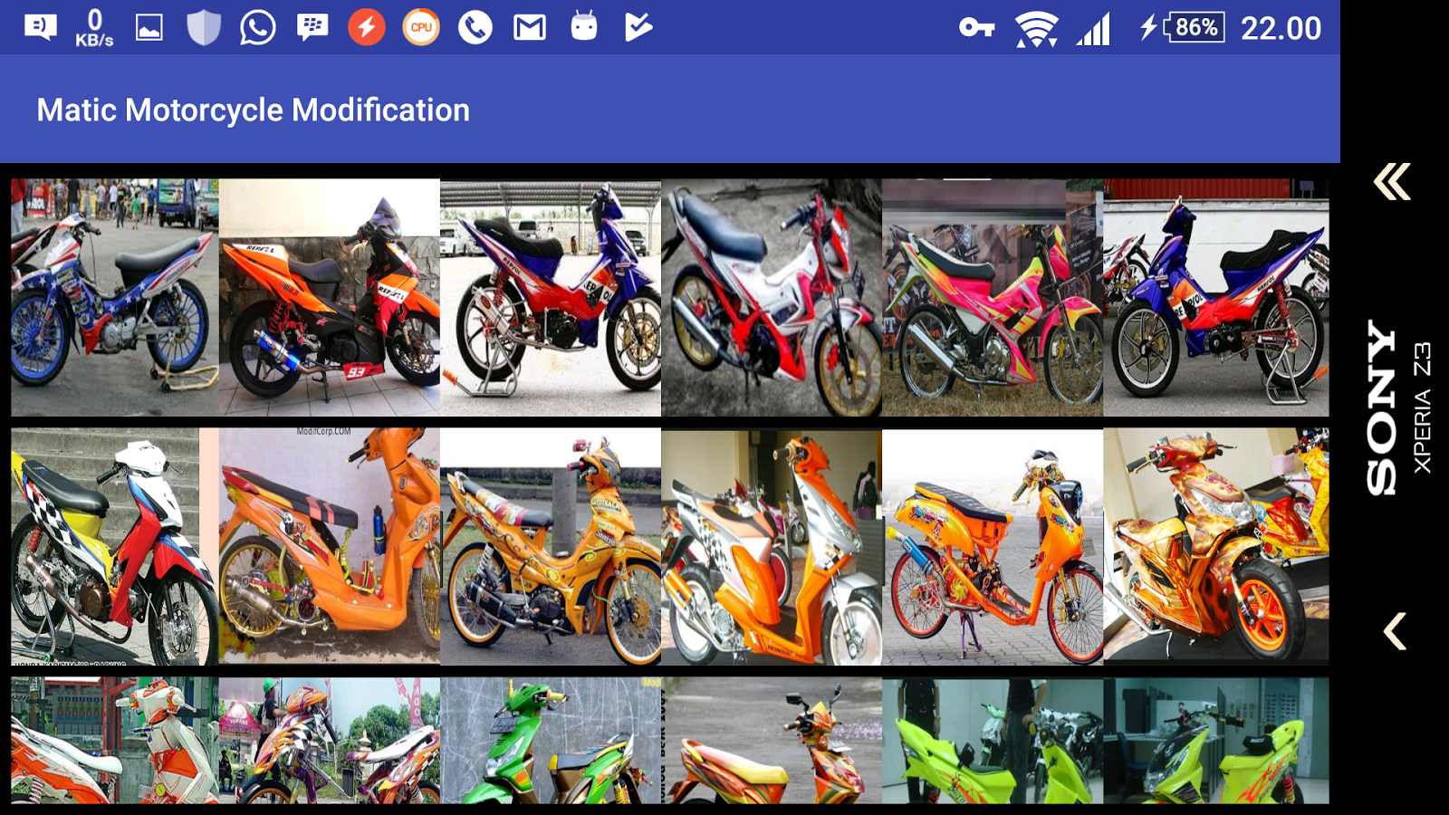 Matic Motorcycle Modification Apl Android Di Google Play