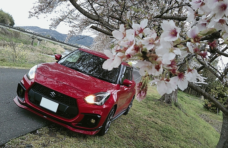 スイフトスポーツのスイフトスポーツZc33s・スイフト・桜と愛車に関するカスタム事例の投稿画像2枚目