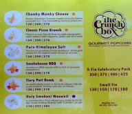 The Crunch Box, Fortis menu 5