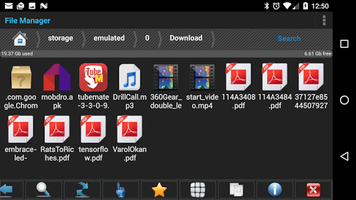 Screenshot File Manager : Any file operat