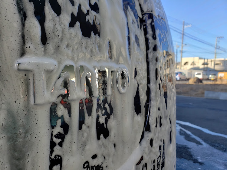 タントカスタムのタント可愛すぎ・タント好きすぎ・ミスティックブルーマイカアロワナ・ジーヨン・洗車に関するカスタム事例の投稿画像4枚目