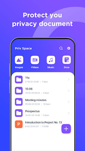 Screenshot Priv Space - Hide Any Files