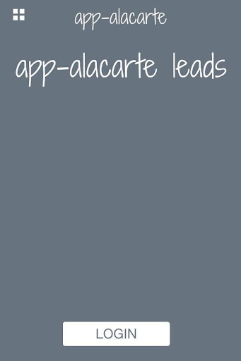 app-alacarte leads