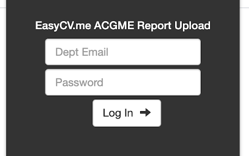 EasyCV.me ACGME Report Uploader