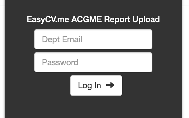 EasyCV.me ACGME Report Uploader Preview image 1