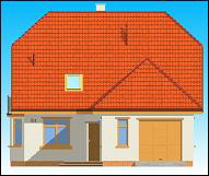 Elewacja nr 1 projektu domu Solidny