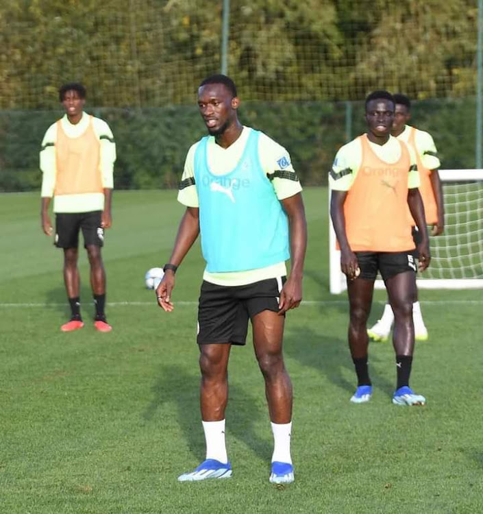 Senegal striker Abdallah Sima