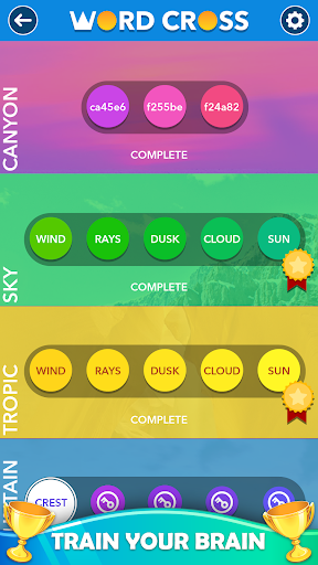 Screenshot Word Cross: Offline Word Games