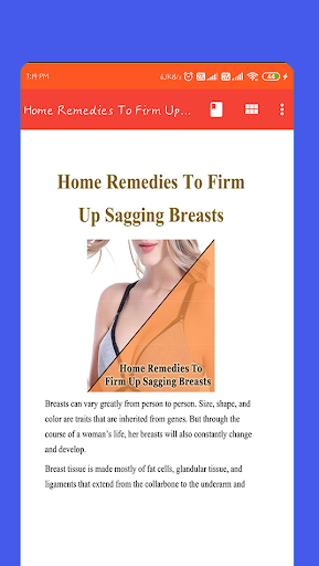 Home Remedies To Firm Up Sagging Breasts
