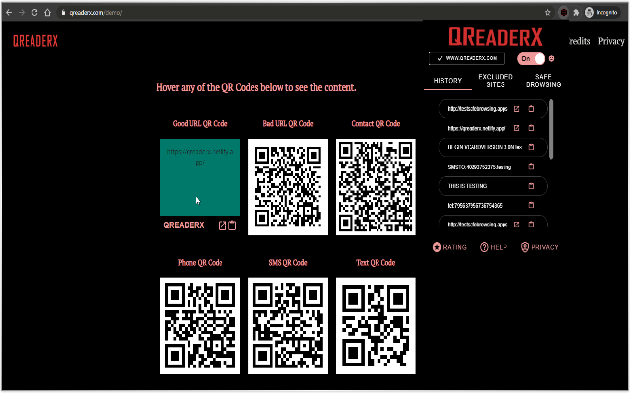 QReaderX - QR Code Reader Preview image 0