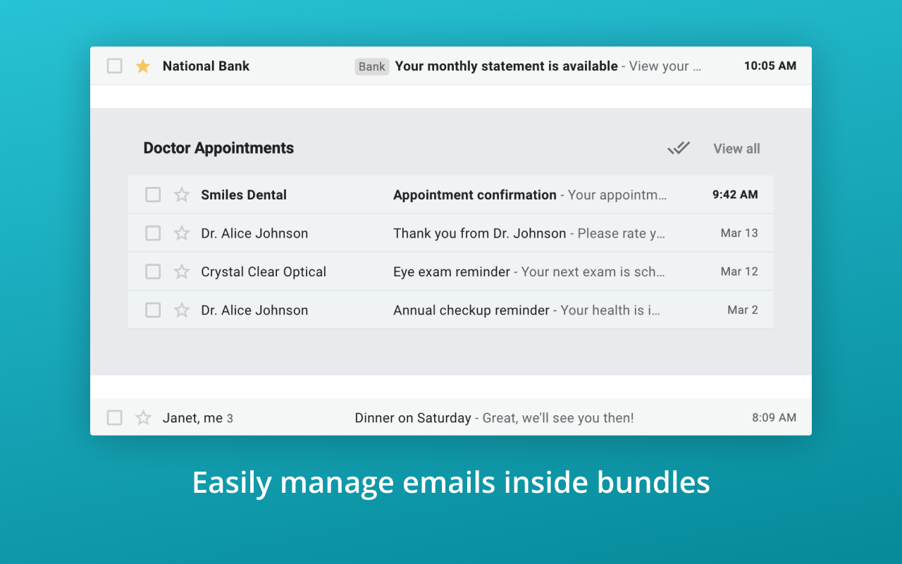 inboxy: Inbox Bundles for Gmail Preview image 3