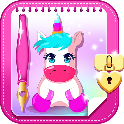 Unicorn Diary with Lock