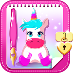 Cover Image of ดาวน์โหลด Unicorn Diary with Lock 1.1.4 APK