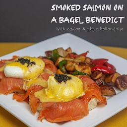 Smoked Salmon Bagel Benedict