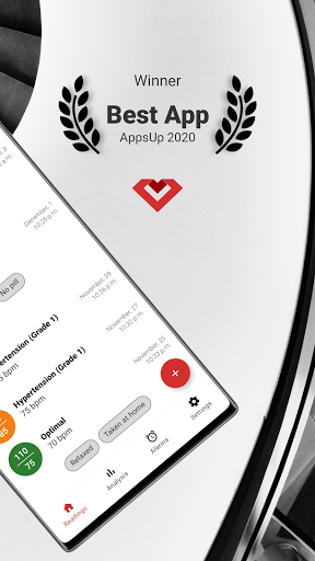 Screenshot Blood Pressure App: High & Low