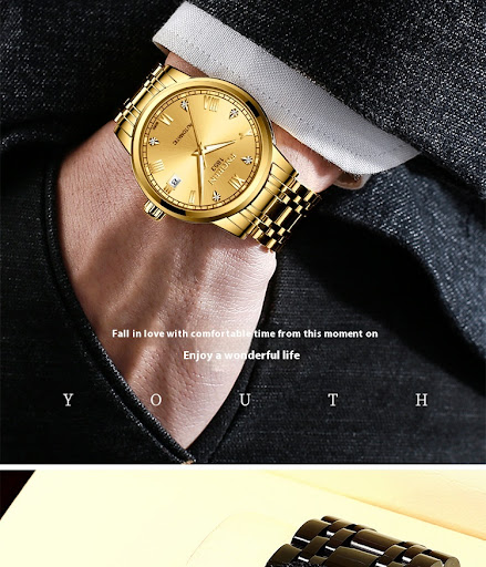 Title 11, Automatic Mechanical Watch Belt Style Business ...