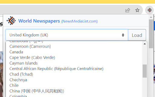 World Newspapers and News Sites