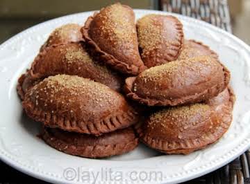 Chocolate dulce de leche empanadas