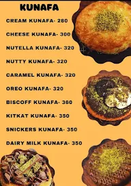 Casa Kunafa menu 3