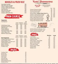 Little Chef menu 2