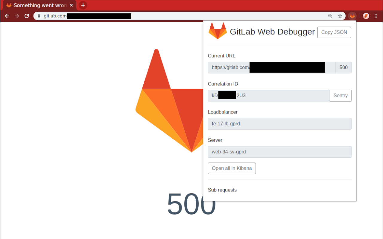 GitLab Web Debugger Preview image 1