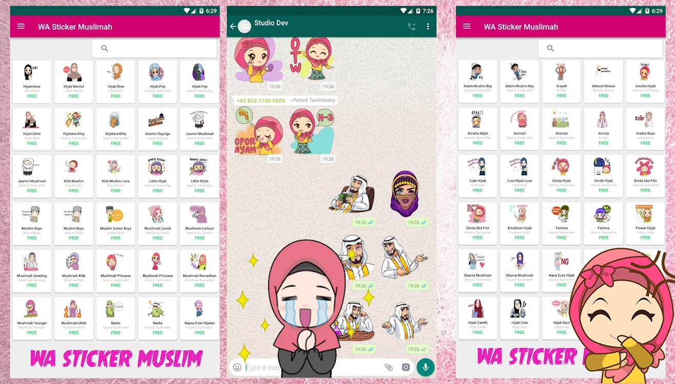 Wa Sticker Muslimah Islamic Sticker Cute Android Aplikasi Appagg