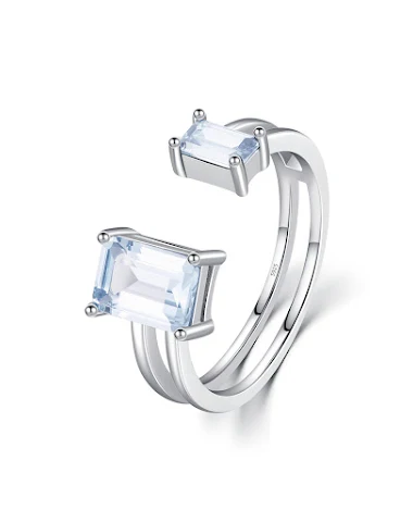 Elegant Double-layer Line Ring for - 3