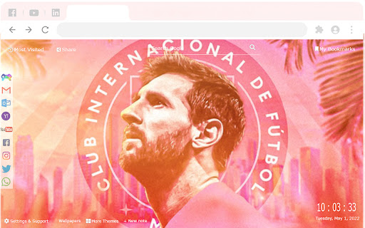 Lionel Messi Wallpapers New Tab