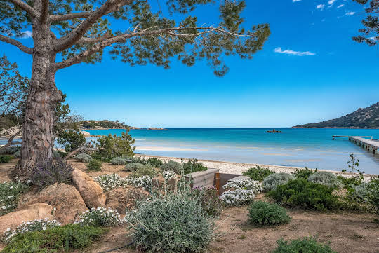 Villa en bord de mer avec jardin