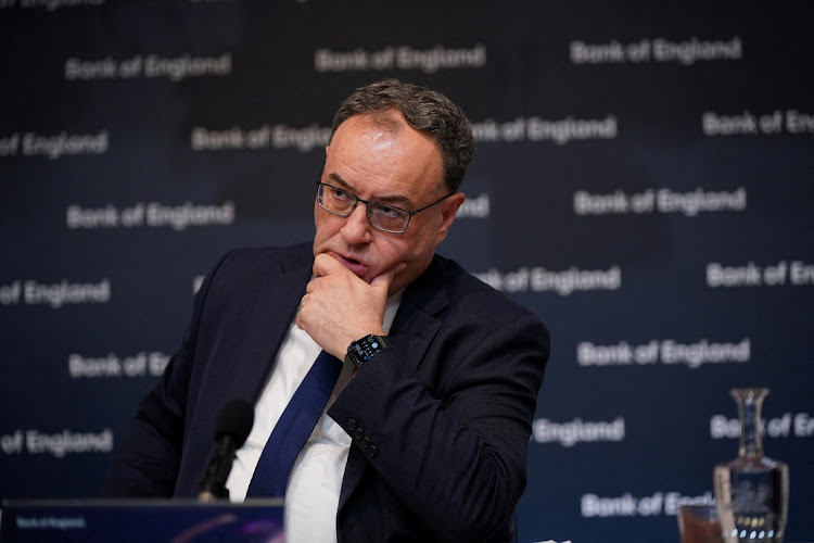 Bank of England governor Andrew Bailey attends a press conference in London, Britain, February 2 2023. Picture: YUI MOK/REUTERS