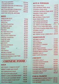 Mumbai Fancy menu 1